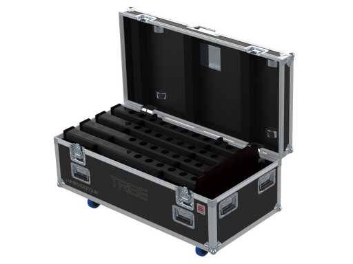 SANTOSOM Flight case PRO, 8x Prolights Tribe LUMIPIX12QTOUR