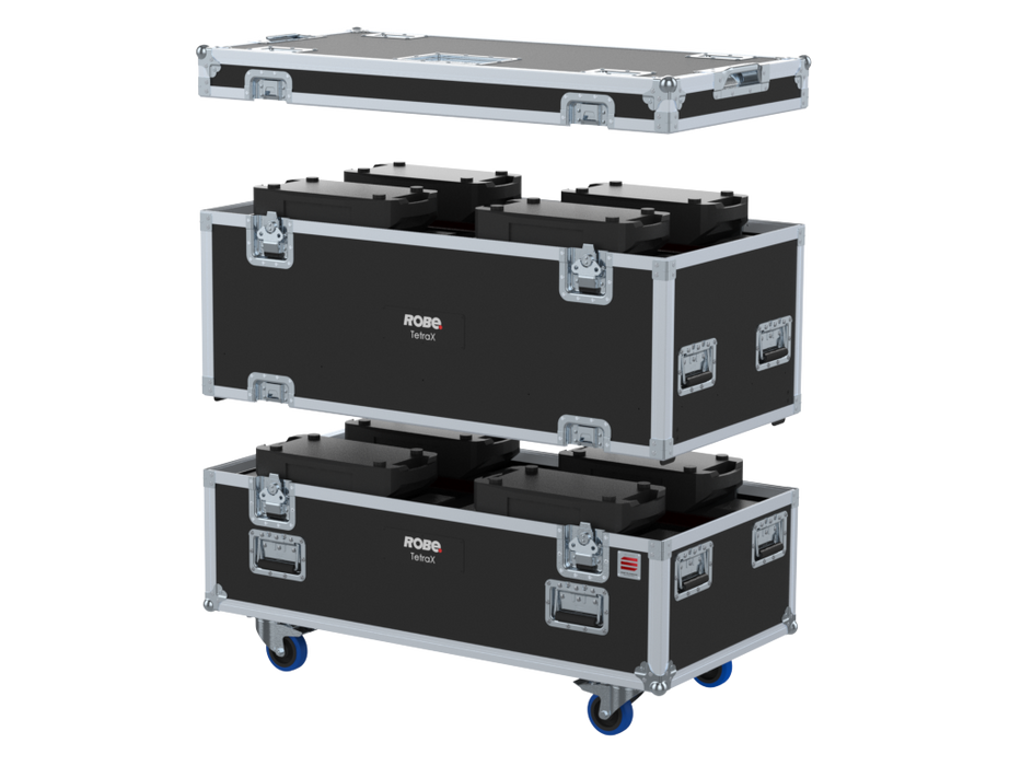 Santosom Blind Flight case PRO-3M Extension, 4x Robe TetraX