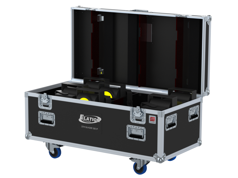 Santosom Blinder Flight case PRO-3, 6x Elation DTW BLINDER 350 IP