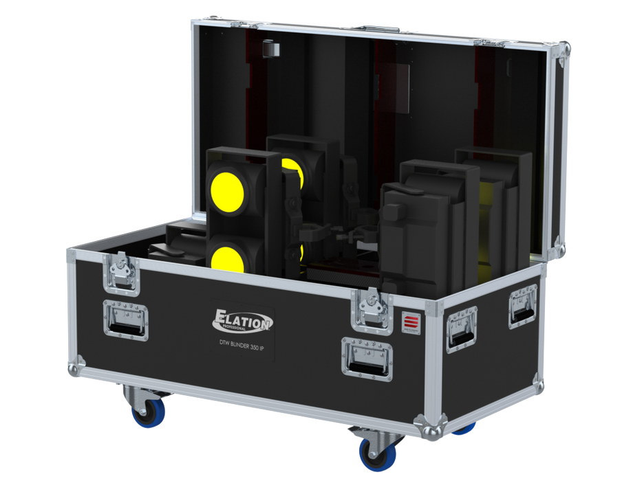 Santosom Blinder Flight case PRO-3, 6x Elation DTW BLINDER 350 IP