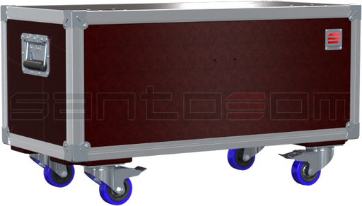 Santosom Blinder  Flight case X-Box, 4x Molefays DTS Flash 2000L