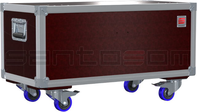 Santosom Blinder  Flight case X-Box, 4x Molefays DTS Flash 2000L