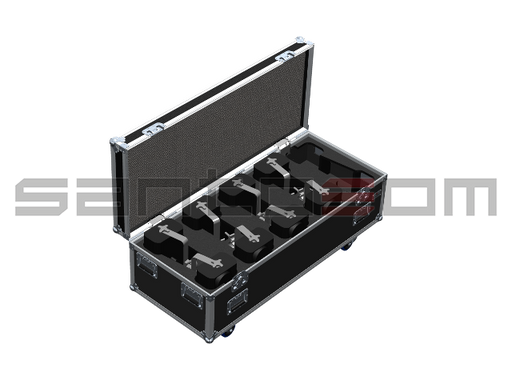 Santosom Blinder Flight case, 10x Eurolite Flash 2000 L