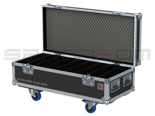 Santosom Blinder Flight Case, 8x Cameo Thunder Wash 600W