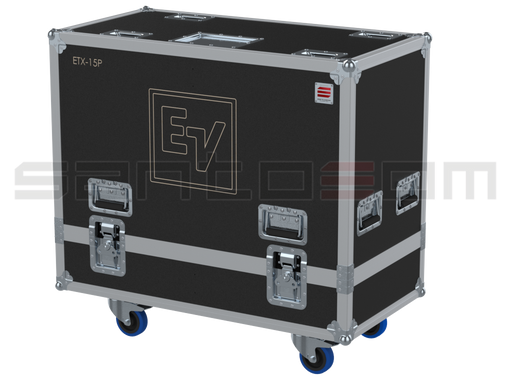 Santosom Cabinet  Flight Case Pro, 2x Electro-Voice ETX-15P