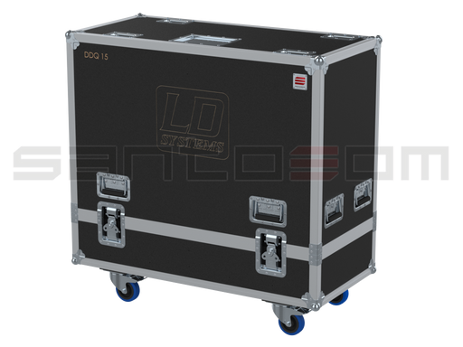 Santosom Cabinet  Flight case PRO, 2x LD Systems DDQ 15 + space for acess.