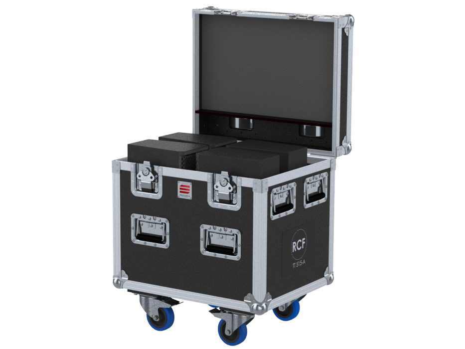 Santosom   Flight Case Pro, 4x RCF TT 515-A