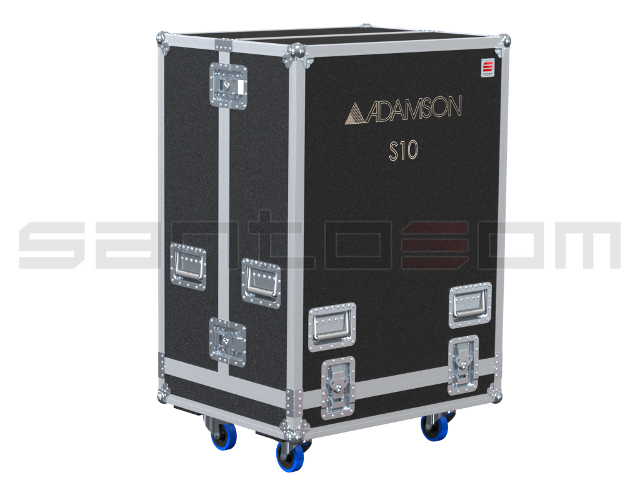 Santosom Cabinet  Flight Case PRO-3, 4x Adamson S10