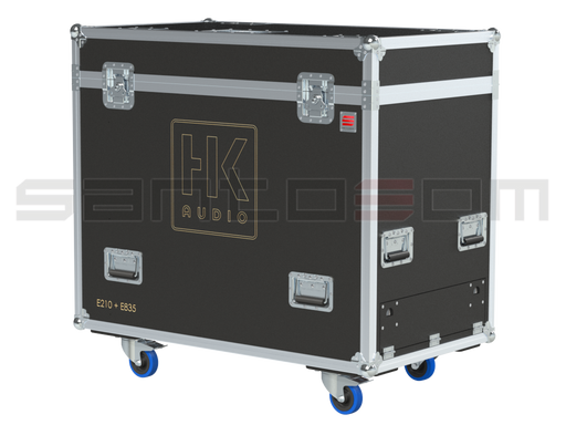 Santosom Cabinet  Flight Case, HK Elements 6x E835 + 2x E210 SUB