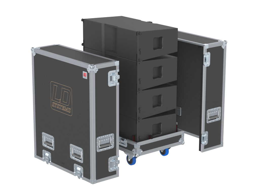 Santosom Cabinet  Flight Case Pro-3, 4X LD System VA8