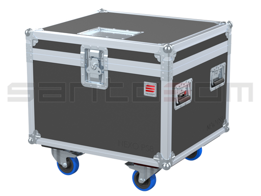 Santosom Cabinet Flight Case, Nexo 2x PS8 + SUB ou 4x PS8