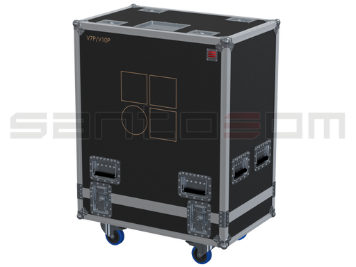 Santosom Cabinet Flight case PRO, 2x D&B V7P/V10P + access.