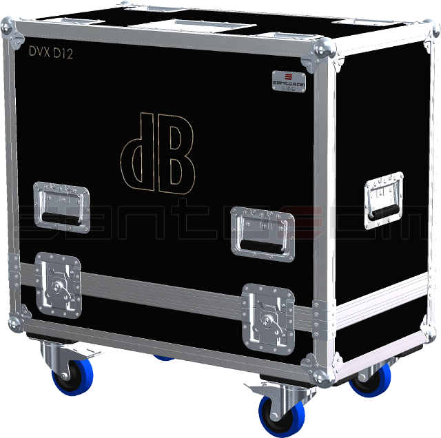 Santosom Cabinet  Flight Case Pro, 2x dB DVX D12