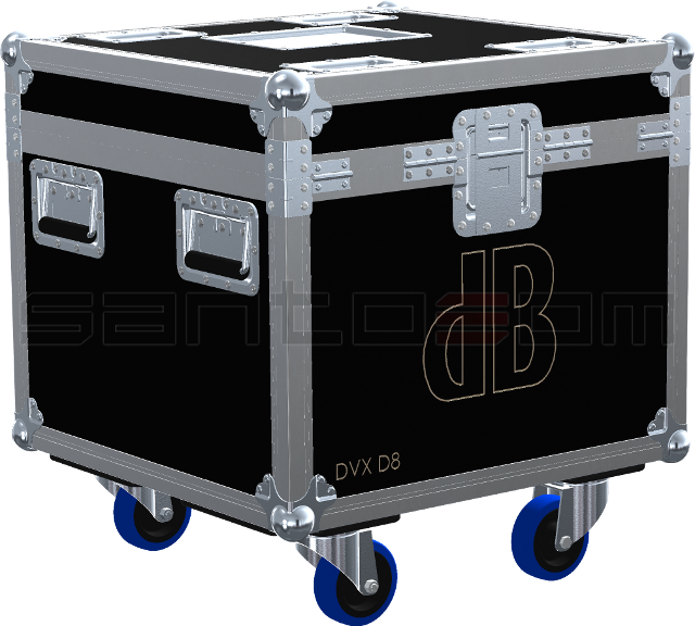 Santosom Cabinet  Flight Case Pro, 4x dB DVX D8