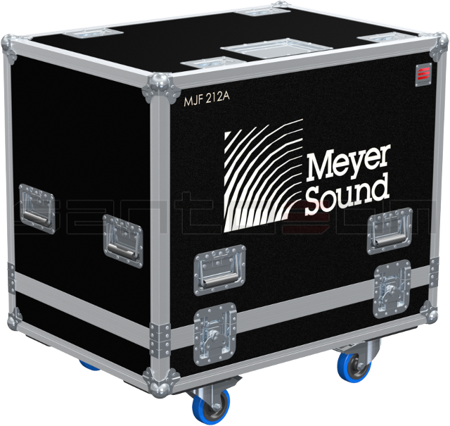 Santosom Cabinet  Flight case PRO, 2x Meyer Sound MJF-212A