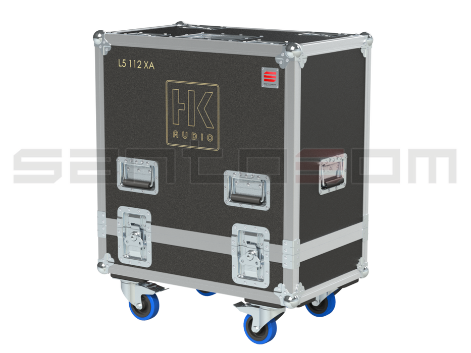 Santosom Cabinet  Flight Case Pro, 2x HK Audio L5 112XA