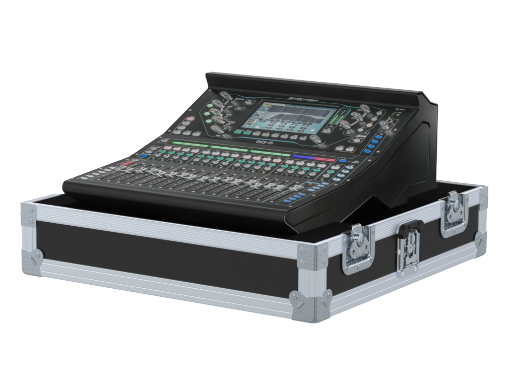 Santosom Mixer  Flight case, Allen & Heath SQ-5 (Stackable)