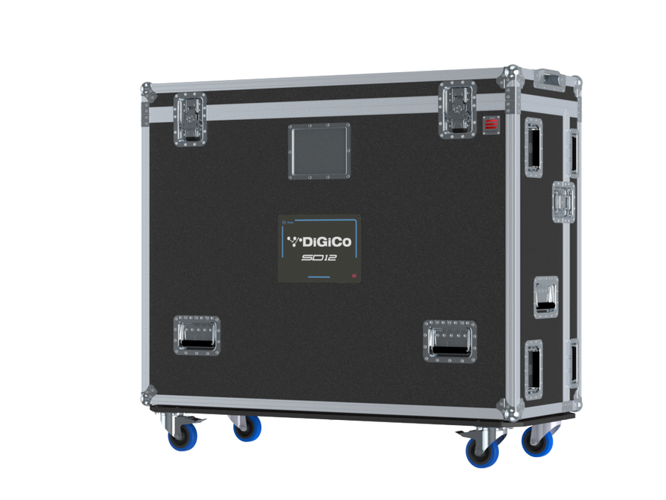 Santosom MIXER  Flight case PRO-32, Digico SD12