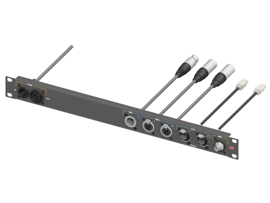 SANTOSOM Connection System Aud. Wireless 1U (True1,Mic,Mix,RJ45,BNC)