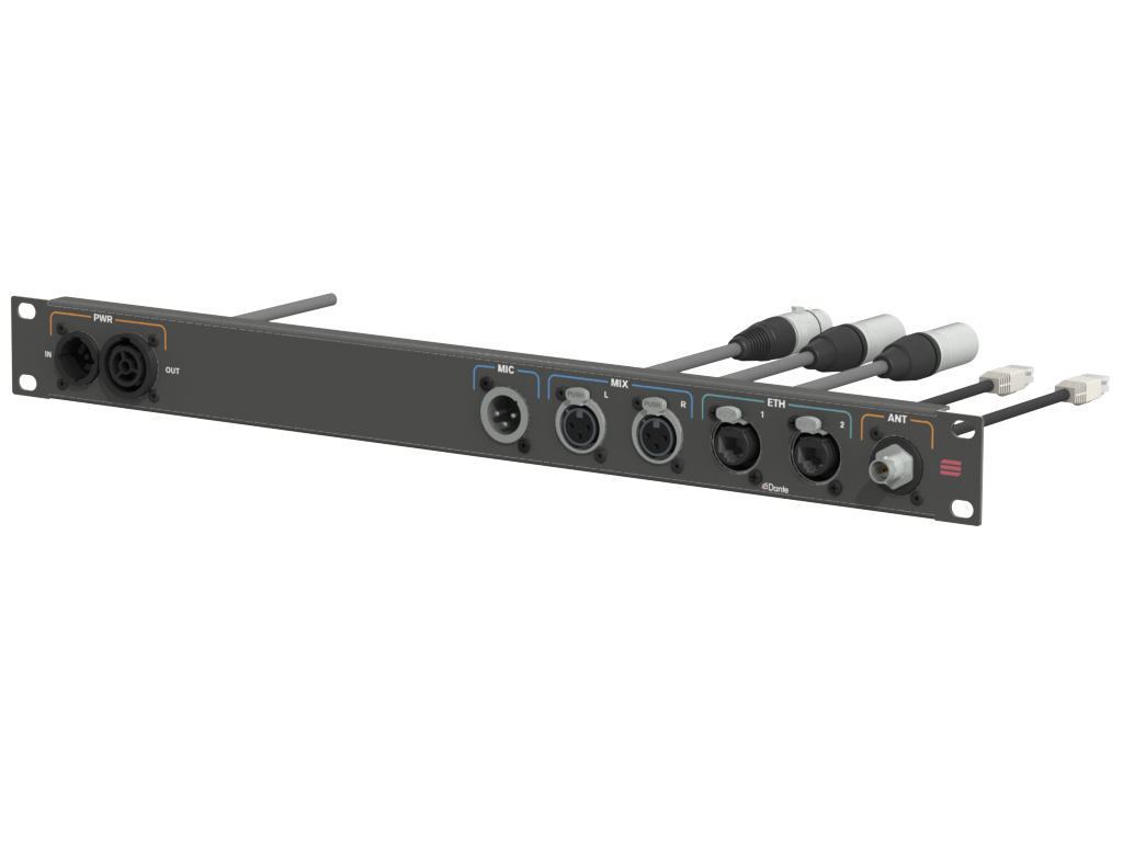 SANTOSOM Connection System Aud. Wireless 1U (True1,Mic,Mix,RJ45,BNC)