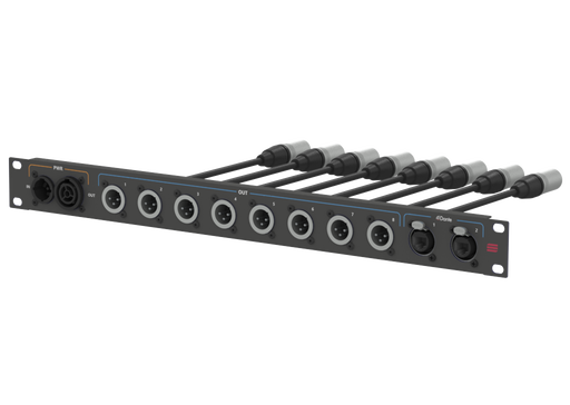 SANTOSOM Connection System Aud. Wireless 1U (PWR,OUT 1~8,ETH (Dante))