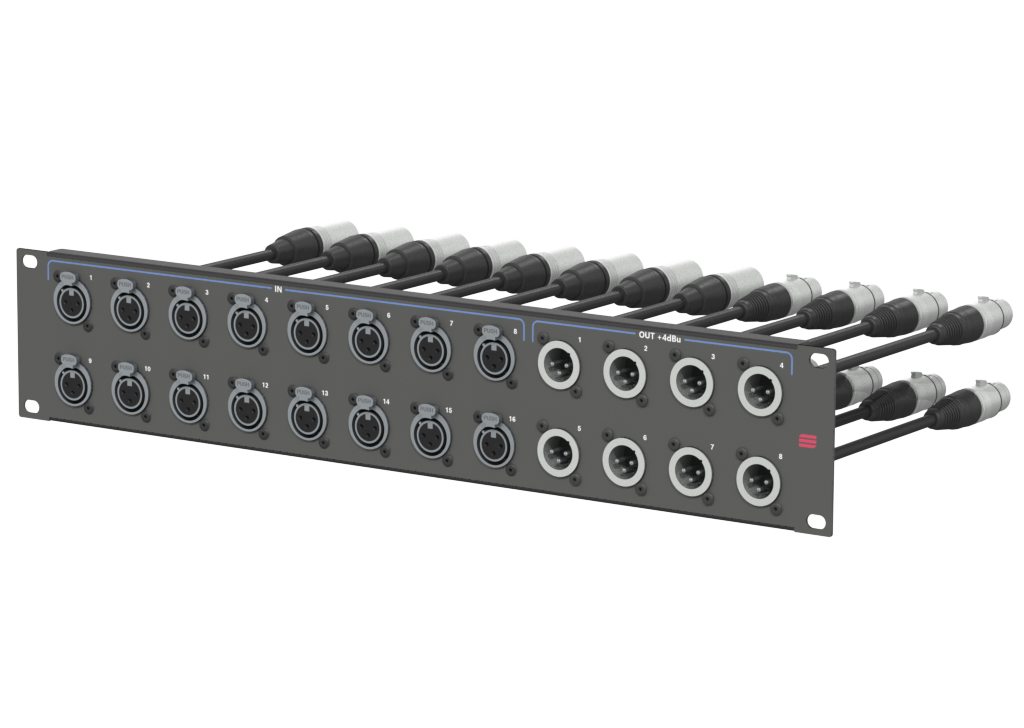 SANTOSOM Connection System Audio Wireless 2U (XLR (IN1~16/OUT1~8))