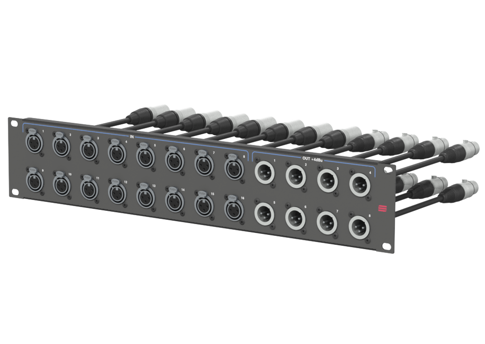 SANTOSOM   Connection System Audio Wireless 2U (XLR (IN1~16/OUT1~8))