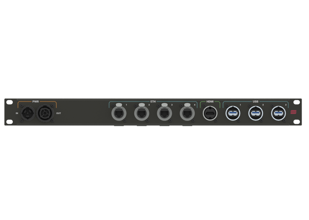 SANTOSOM Connection System Informatic 1U (PWR, ETH, HDMI, USB)