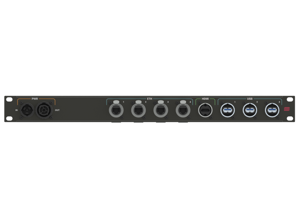 SANTOSOM   Connection System Informatic 1U (PWR, ETH, HDMI, USB)