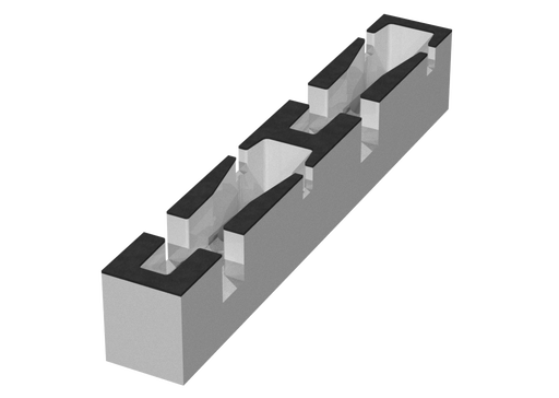 SANTOSOM   Mousse Modulaire 2U, 2x B87A