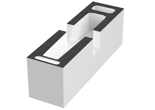 SANTOSOM   Espuma Modular 2U, 1x Shure SM57