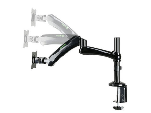 Adam Hall Hardware  Dual Monitor Mount, Tabletop-Mount, 2 Swivel Arms