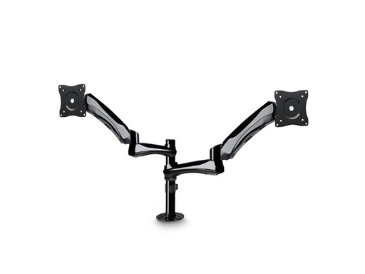 Adam Hall Hardware  Dual Monitor Mount, Tabletop-Mount, 2 Swivel Arms