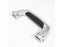 Adam Hall Hardware  Handles - Matt Chrome With Black Grip