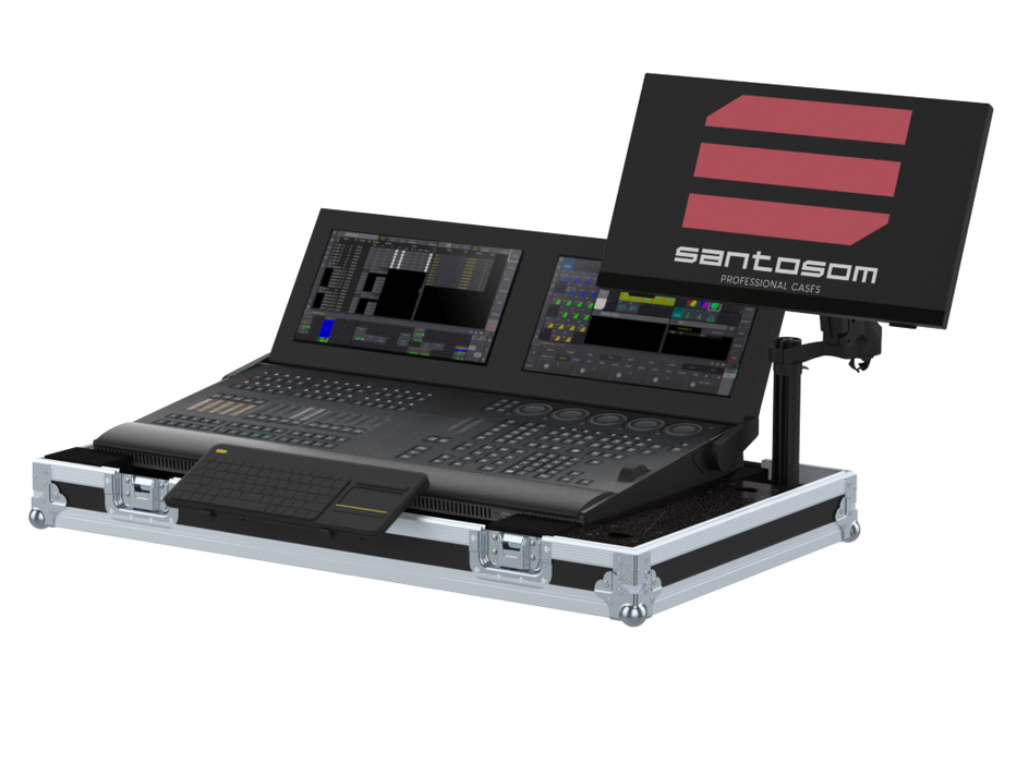 Santosom Lighting controller  Flight case STD-21, grandMA3 compact XT