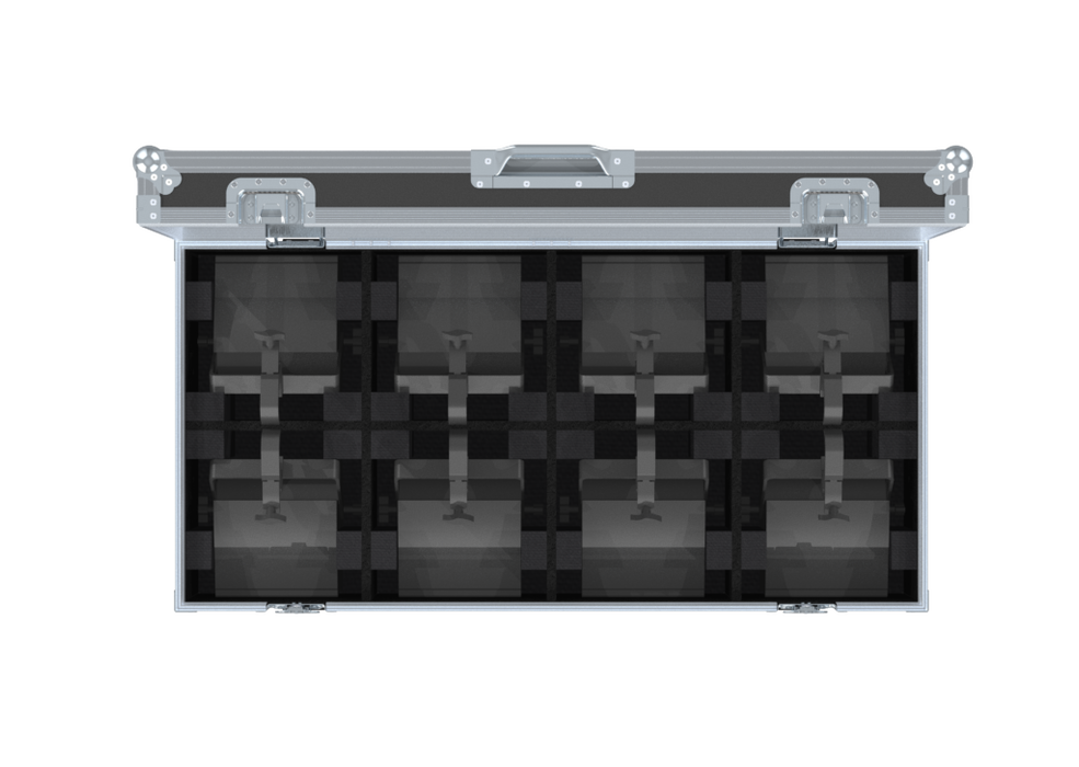 Santosom Flight case PRO-1, 8x ETC ColorSource CYC (Clamps on)