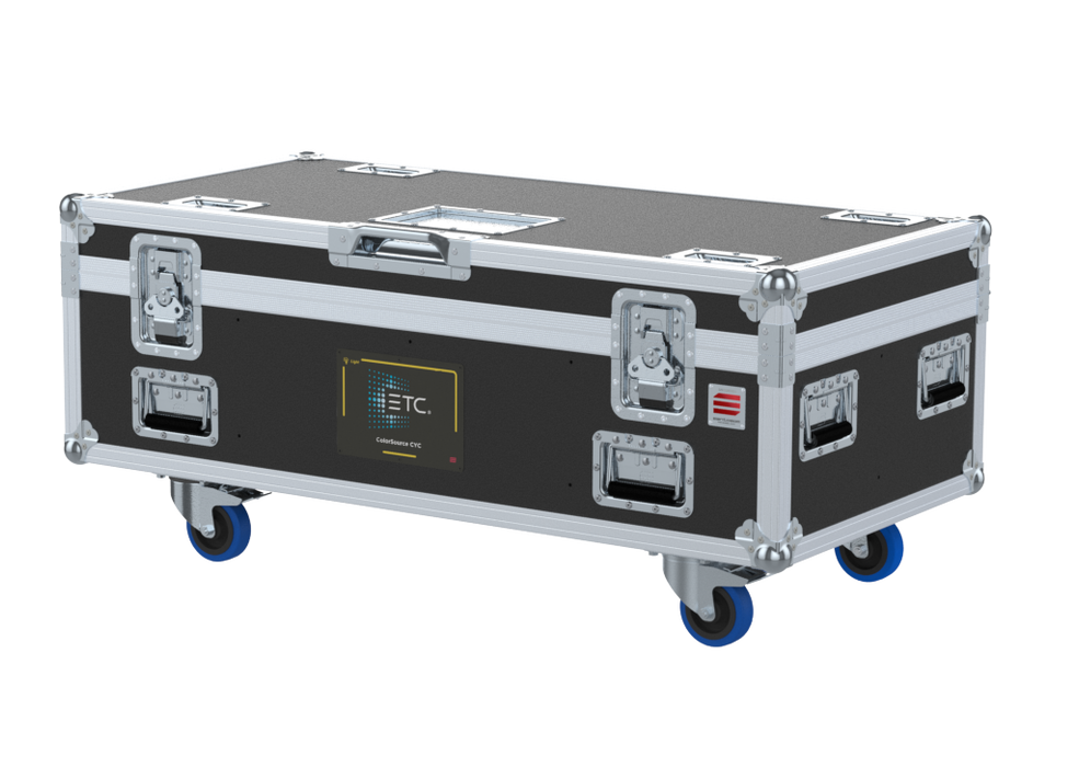 Santosom   Flight case PRO-1, 8x ETC ColorSource CYC (Clamps on)