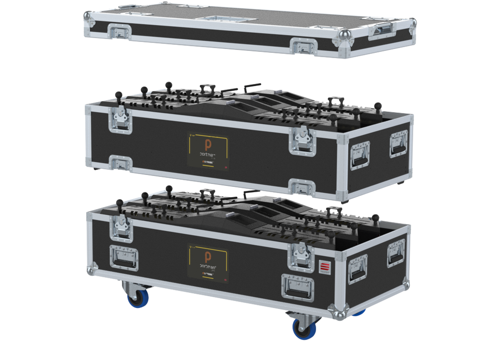 Santosom Blind  Flight case PRO-1S Extension, 3x Portman S-TRIBE