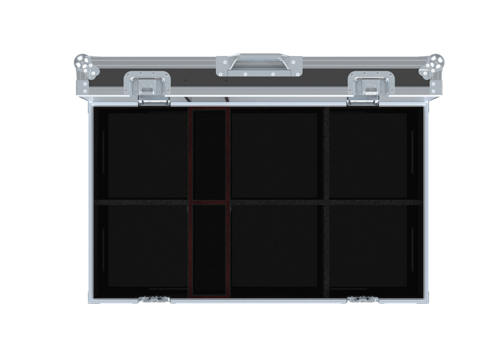 Santosom Projector  Flight case PRO, 6x Prolights EclProfile ECLFW + Clamps On