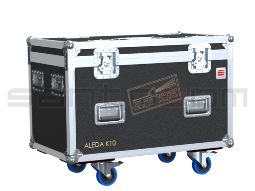 Santosom Moving Head  Flight case, 2x Clay Paky Aleda K10 (No Foam Shell)
