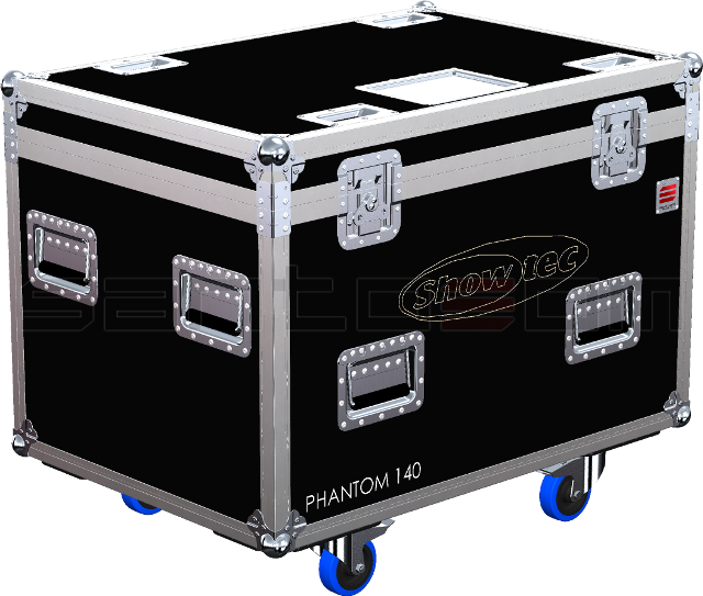 Santosom Moving Head Flight Case, 4x Showtec Phantom 140 LED Beam+Acce —  Santosom - Professional Cases