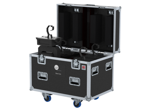 Santosom Moving Head Flight case PRO, 4x Art System Bee Eye