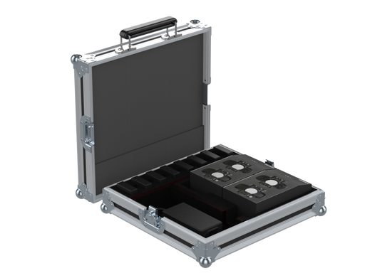 Santosom Microfone  Flight case, Shure 4x kit B Battery SBC200