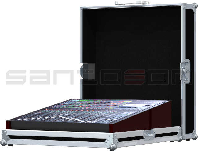 Santosom Mixer  Flight case, Soundcraft Si Compact 16