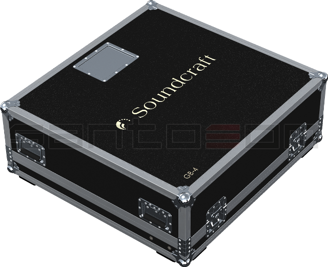 Santosom Mixer Flight case, Soundcraft GB4 16ch.