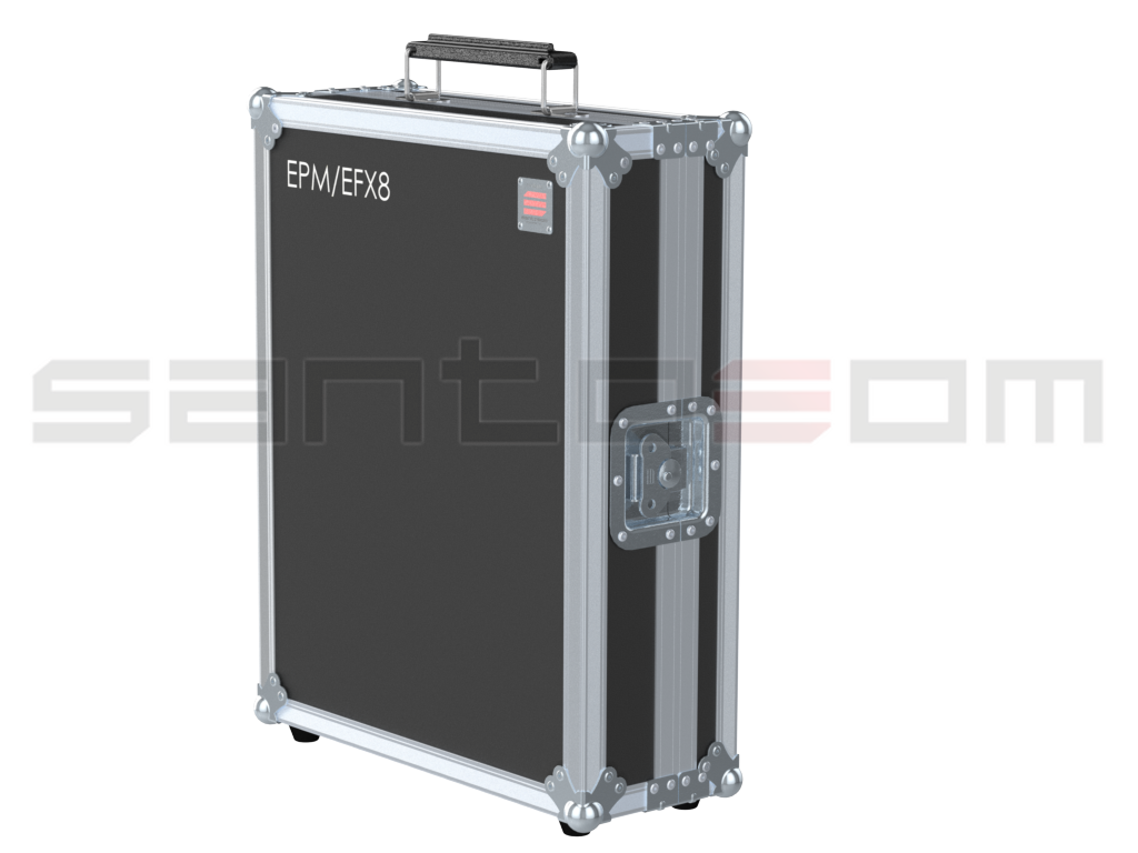 Santosom Mixer  Flight case, Soundcraft EPM8/EFX8