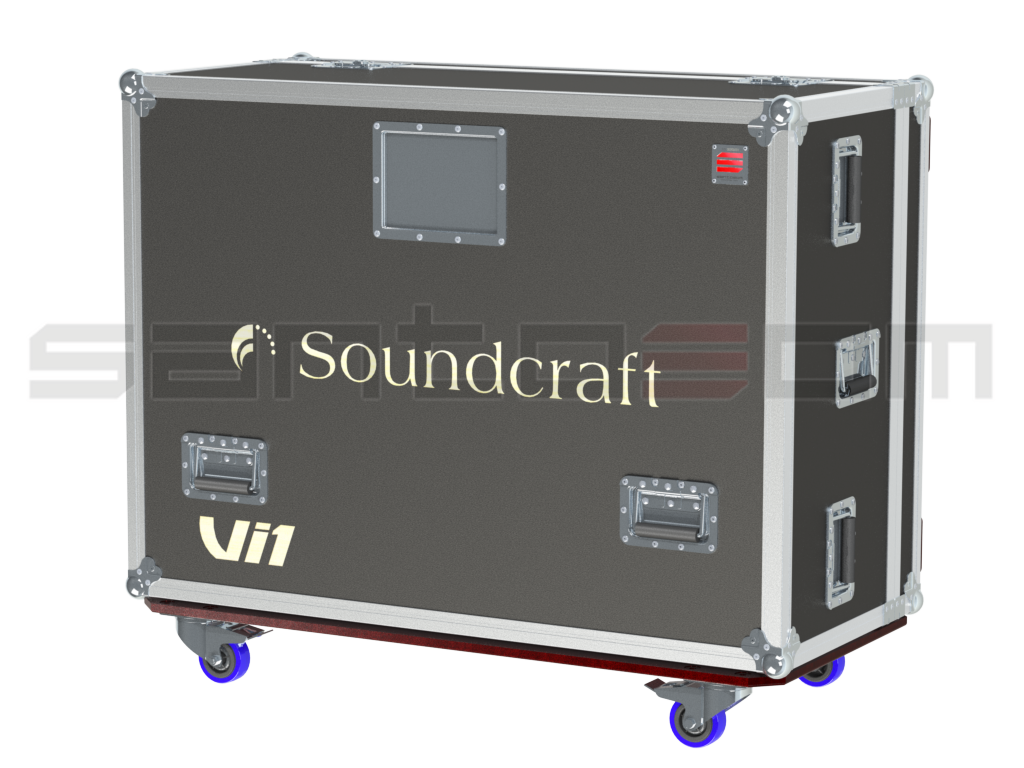 Santosom Mixer  Flight case STD, Soundcraft Vi1