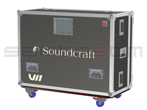 Santosom Mixer  Flight case STD, Soundcraft Vi1