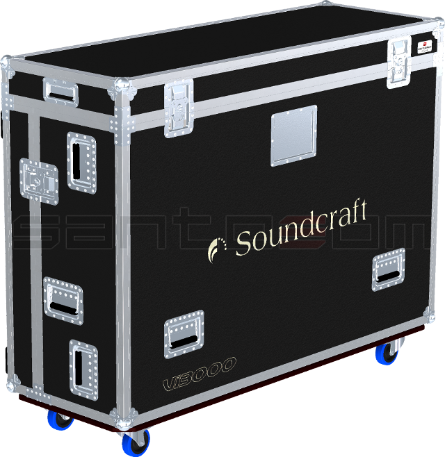 Santosom Mixer  Flight case PRO-3R, Soundcraft Vi3000 + 19"/2U