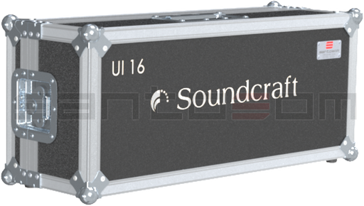 Santosom Mixer  Flight case, Soundcraft Ui16R